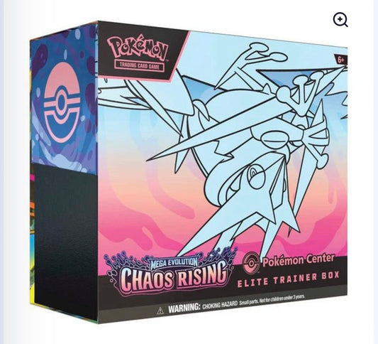 POKÉMON TCG: MEGA EVOLUTION - CHAOS RISING POKÉMON CENTER ELITE TRAINER BOX