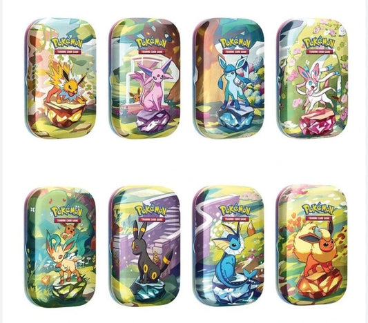 Pokemon Tcg - Scarlet & Violet - Prismatic Evolutions Tins (Random Eevee selection)