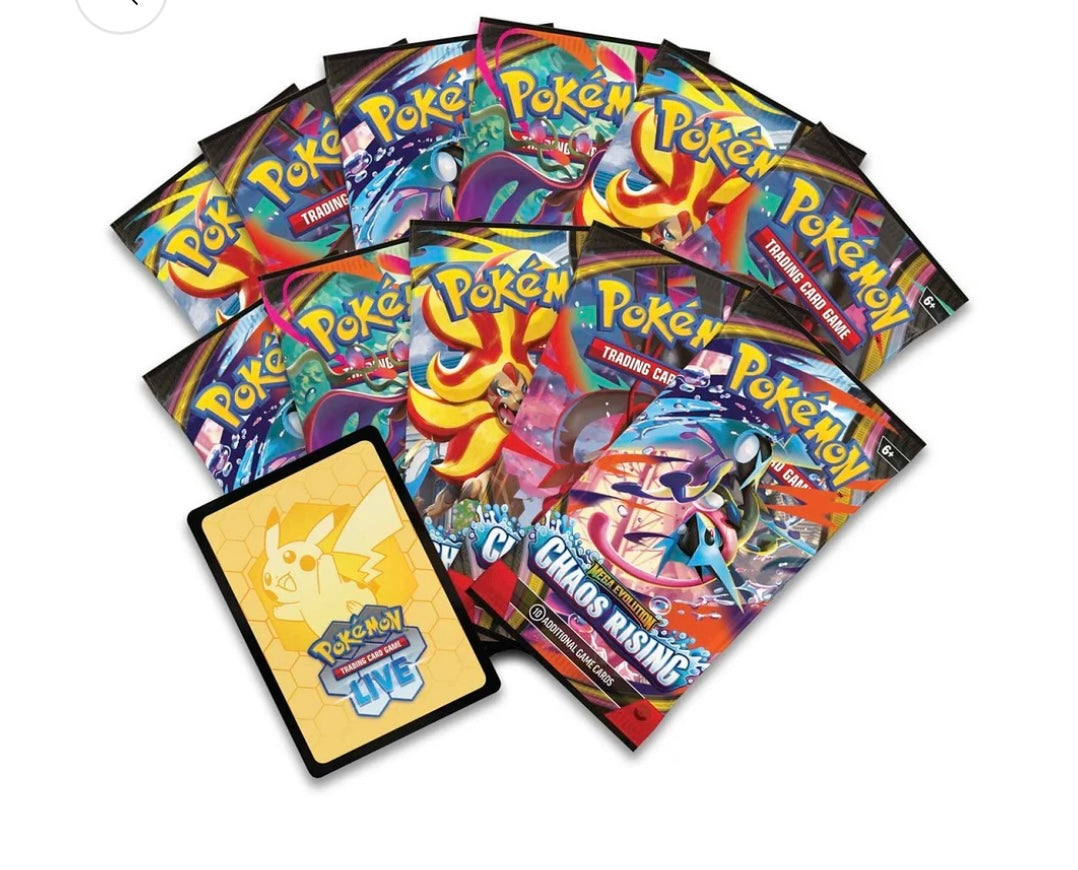 POKÉMON TCG: MEGA EVOLUTION - CHAOS RISING POKÉMON CENTER ELITE TRAINER BOX