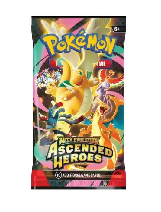 Pokémon Mega Evolutions - Ascended Heroes (single pack)